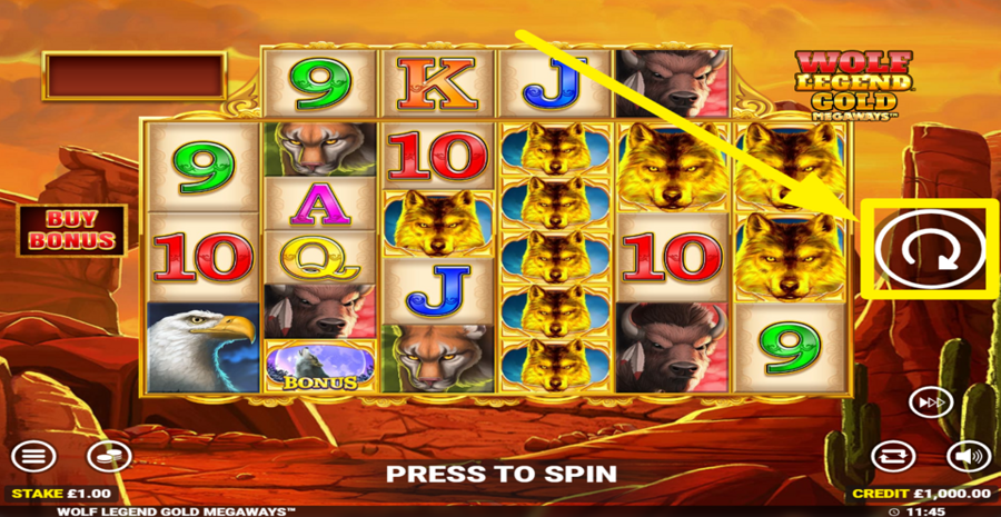 Wolf Legend Gold Megaways Spin
