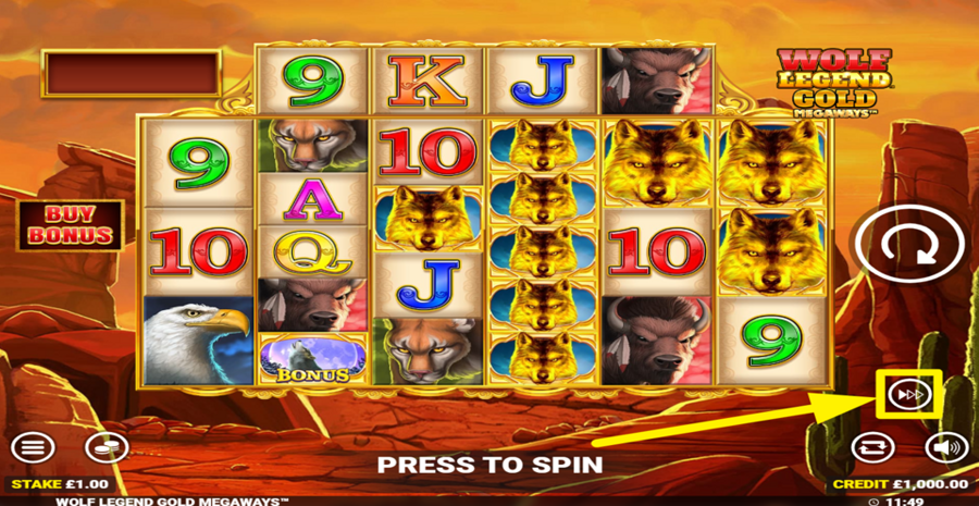 Wolf Legend Gold Megaways Turbo