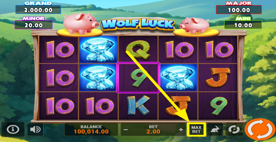 Wolf Luck Max Bet