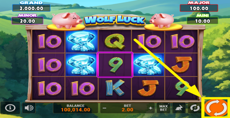 Wolf Luck Spin
