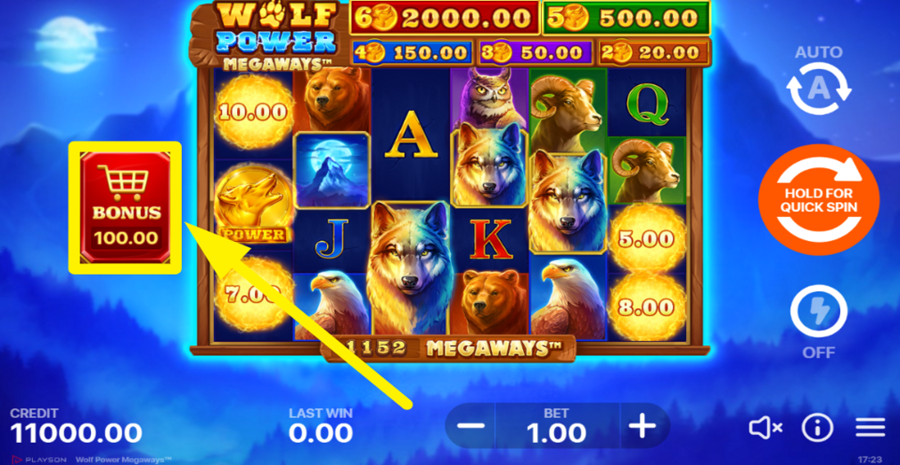 Wolf Power Megaways Buy Bonus