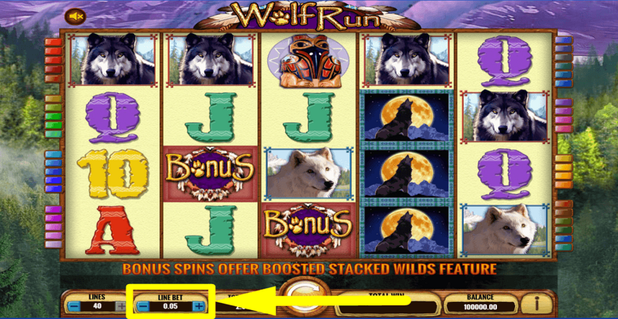 Wolf Run Bet Value