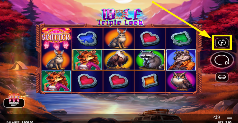 Wolf Triple Lock Autoplay