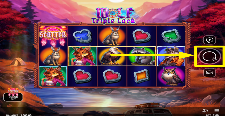 Wolf Triple Lock Spin