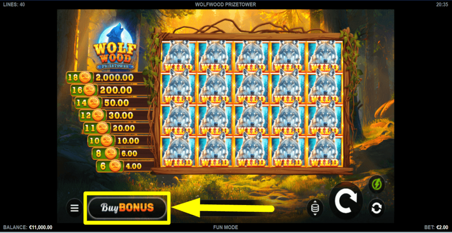 Wolfwood Prize Tower Buy Feature