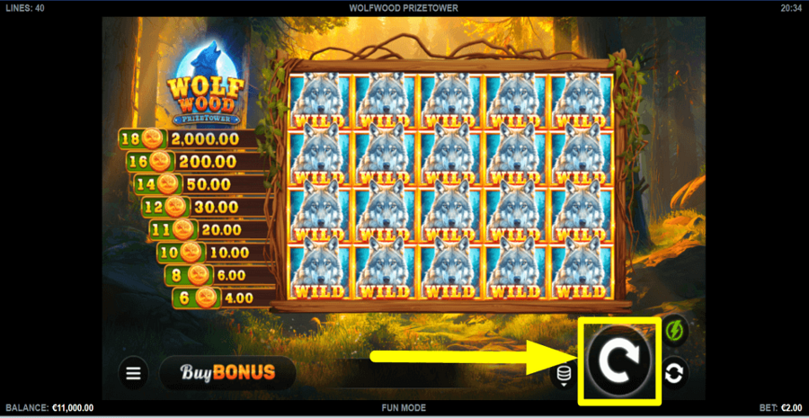 Wolfwood Prize Tower Spin Button