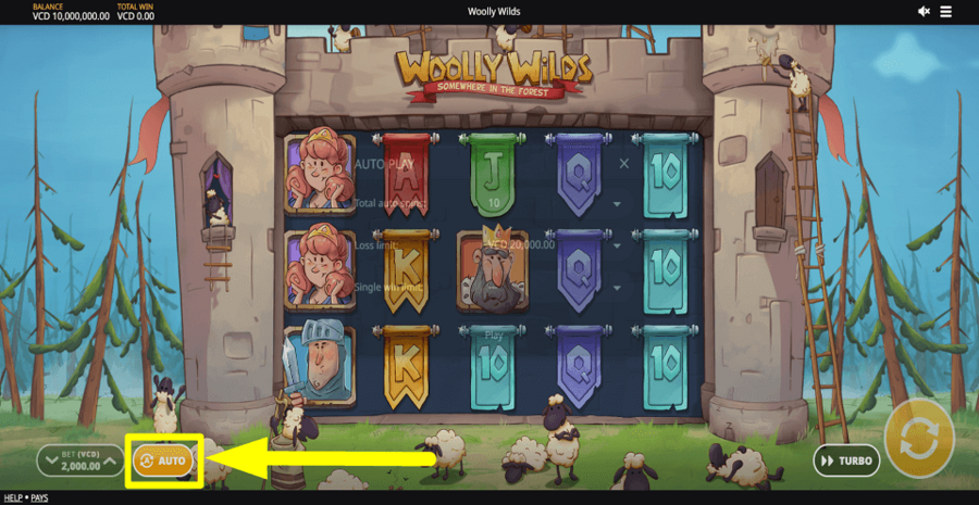 Wolly Wilds Autoplay Feature