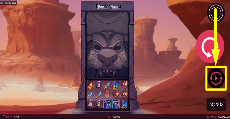 Wonder Lamp Autoplay Feature