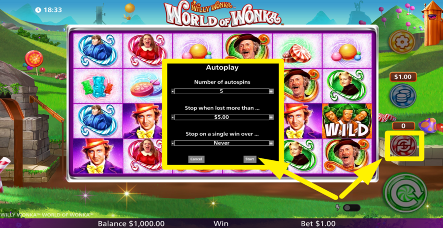 World Of Wonka Autoplay