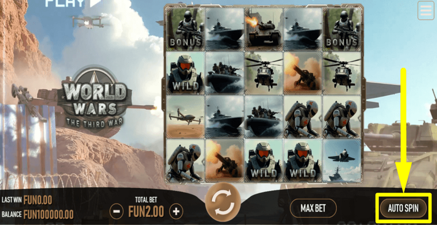 World Wars The Third War Autoplay Feature