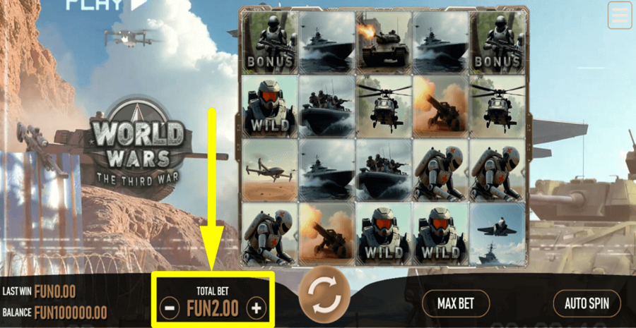 World Wars The Third War Bet Value