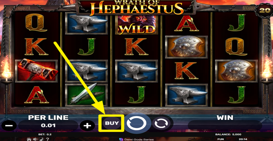 Wrath Of Hephaestus Buy Bonus