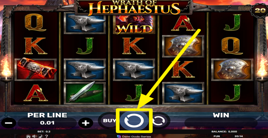 Wrath Of Hephaestus Spin