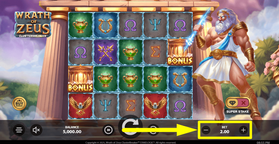 Wrath Of Zeus Clusterbreaker Bet Value