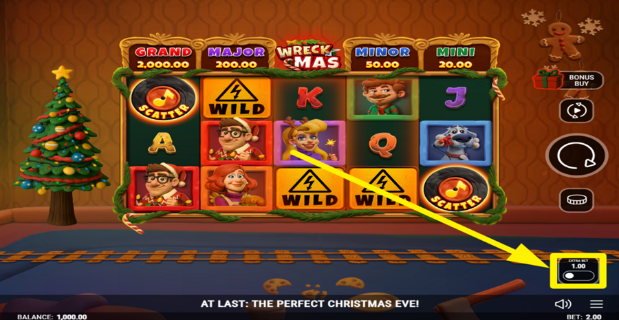 Wreckmas Extra Bet