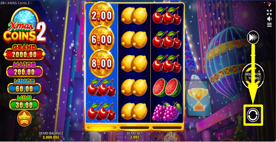 Xmas Coins 2 Ultimate Running Wins Autoplay Feature
