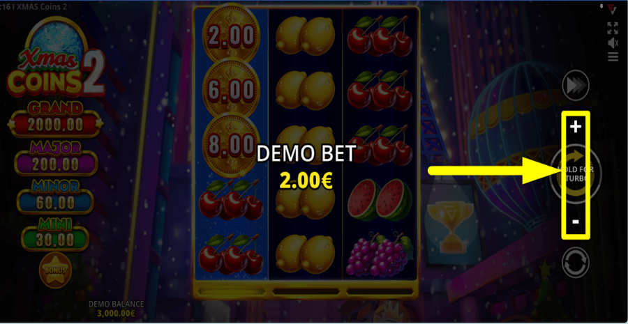 Xmas Coins 2 Ultimate Running Wins Bet Value
