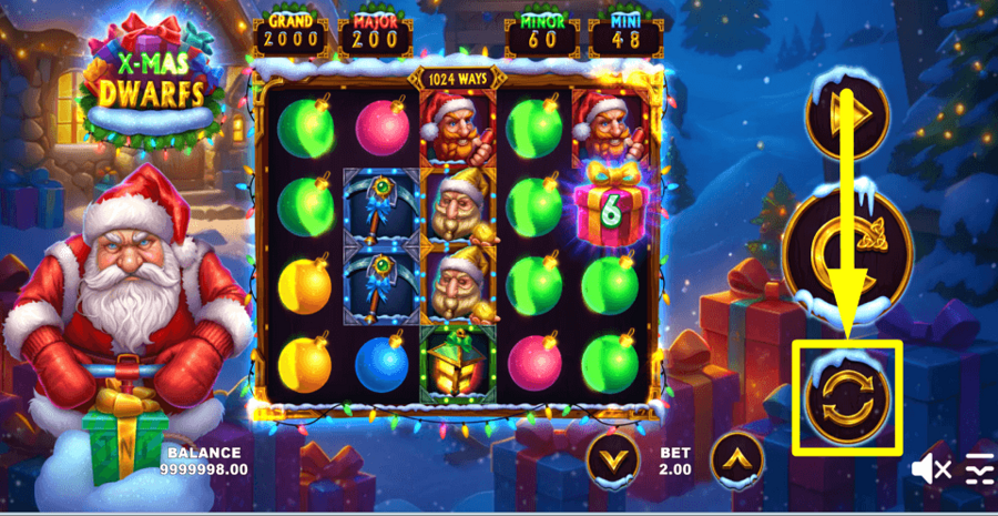 Xmas Dwarfs Autoplay Feature