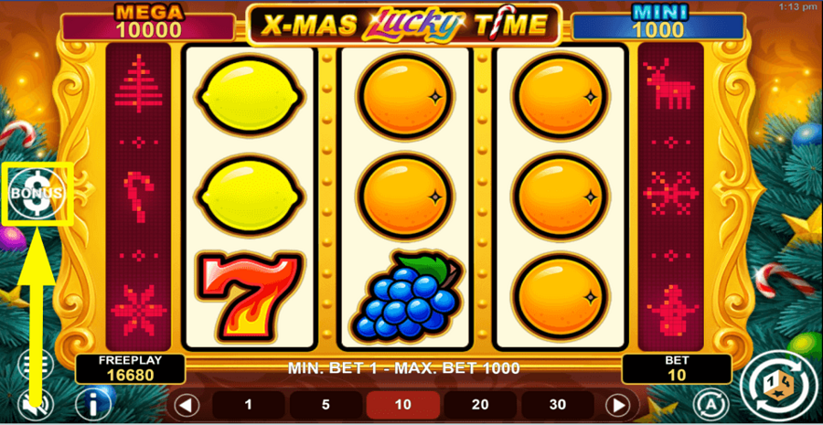 Xmas Lucky Time Hold And Win Buy Feature