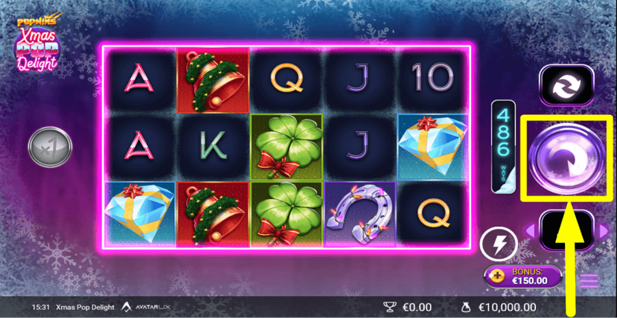 Xmaspop Delight Spin Button