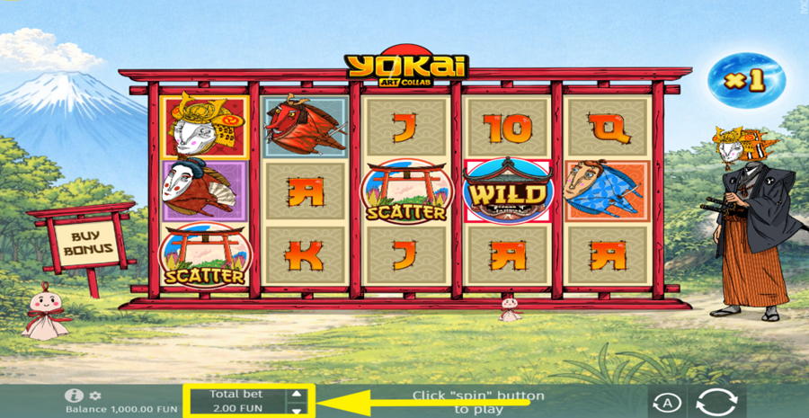 Yokai Adjust Bet