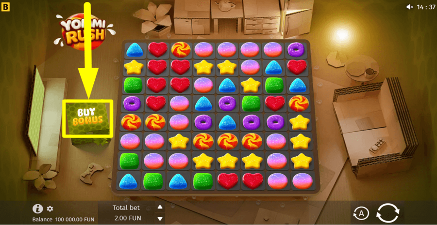 Yommi Rush Buy Feature