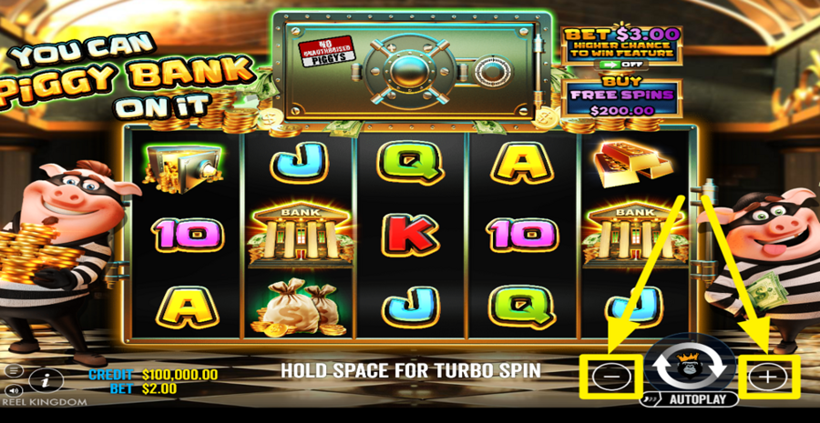 You Can Piggy Bank On It Adjust Bet
