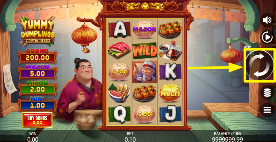 Yummy Dumplings Hold The Spin Spin