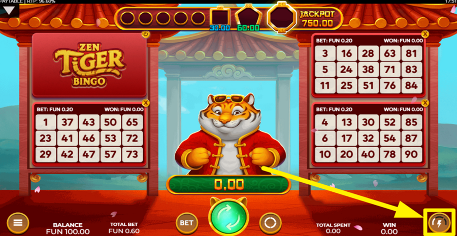 Zen Tiger Bingo Turbo