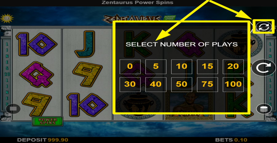 Zentaurus Power Spins Autoplay