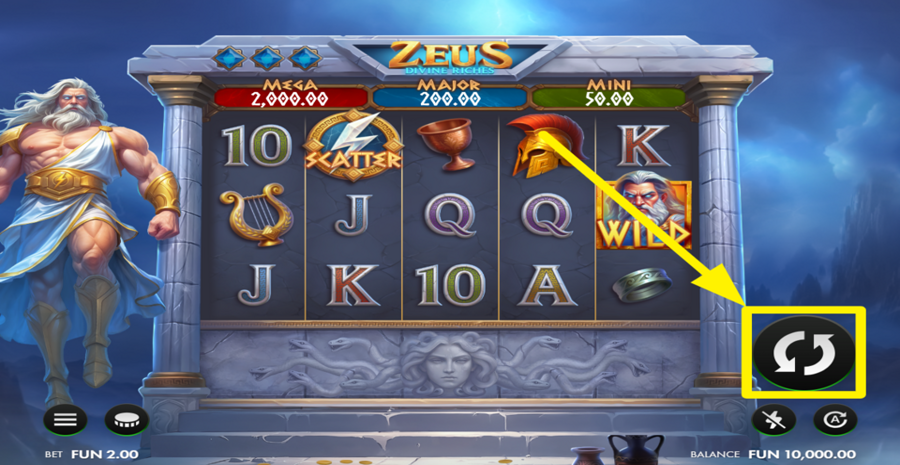 Zeus Divine Riches Spin