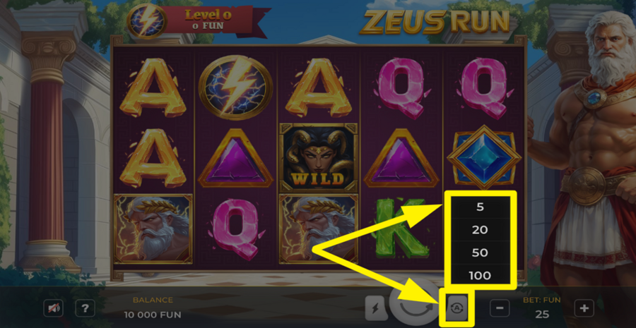 Zeus Run Autoplay