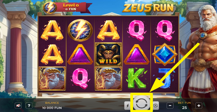 Zeus Run Spin