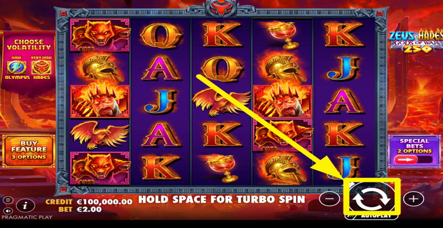 Zeus Vs Hades Gods Of War 250 Spin