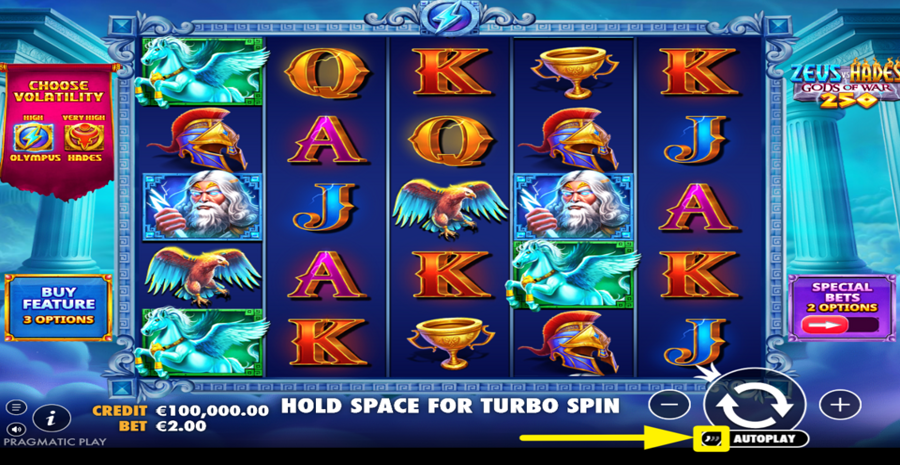 Zeus Vs Hades Gods Of War 250 Turbo