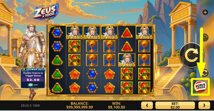 Zeus X 1000 Buy Feature