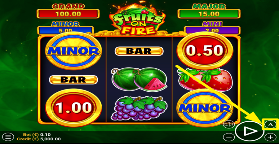 Zeusplay Fruits On Fire Autoplay