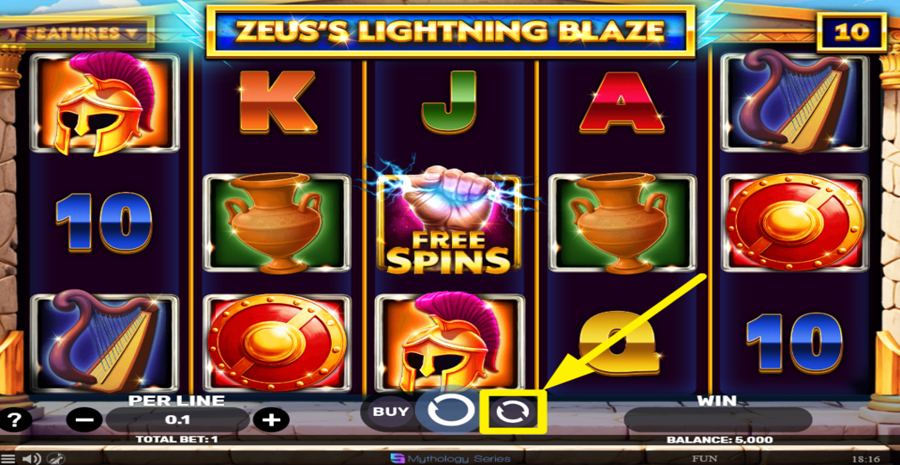 Zeuss Lightning Blaze Autoplay