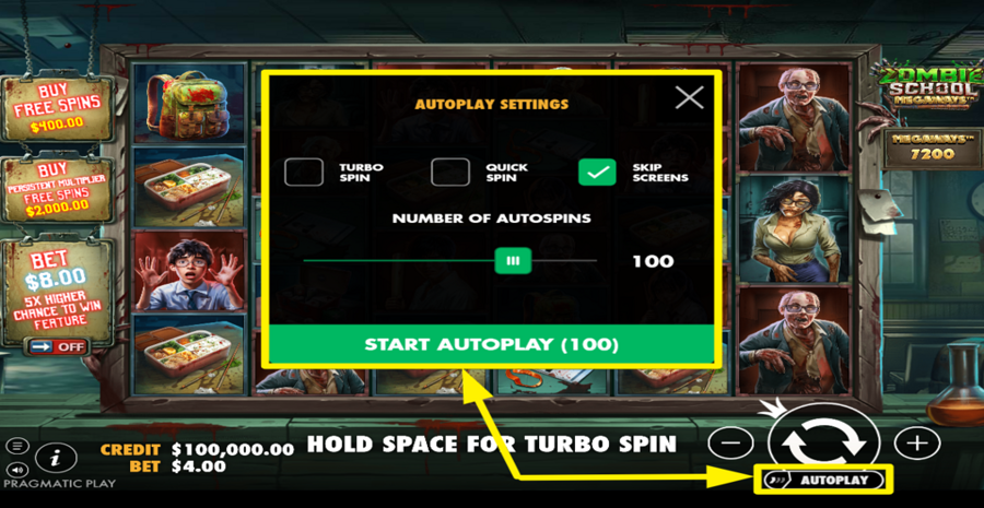 Zombie School Megaways Autoplay