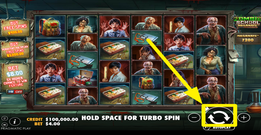 Zombie School Megaways Spin