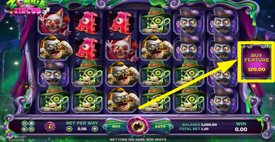 Zombie Zircus Buy Bonus
