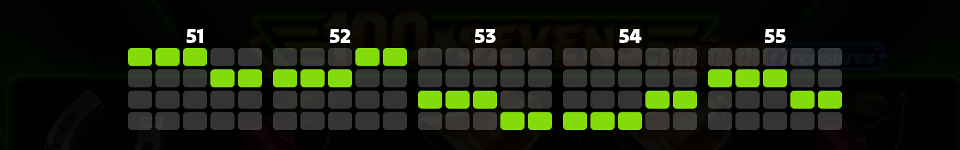 100 sevens diamond treasure paylines 11