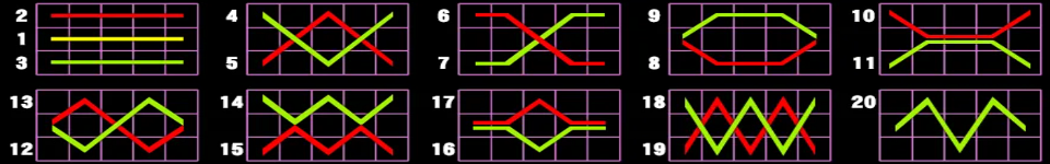 20 blazing clover paylines