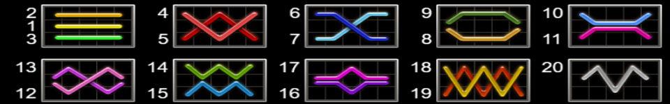 20 diamond plus paylines