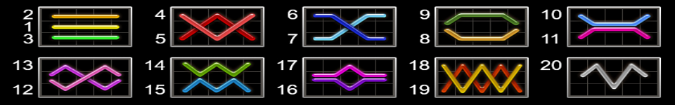 20 vampire bites paylines