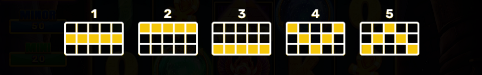 3 fortune mummies paylines 1