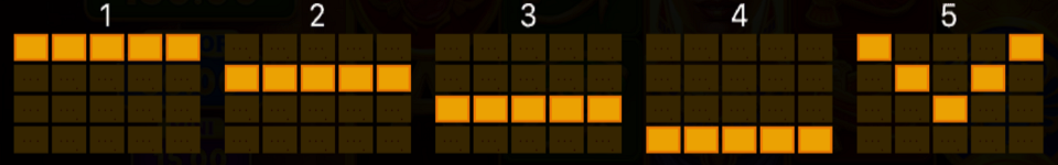 3 luxor pots hold and win paylines 1