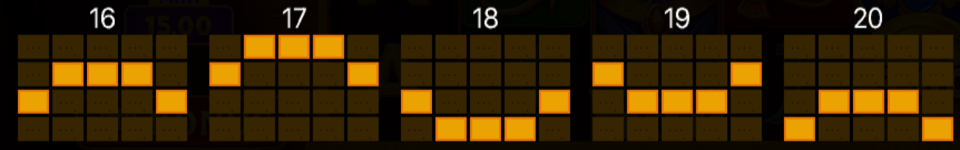 3 luxor pots hold and win paylines 4
