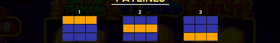 3 power coins running wins paylines 1