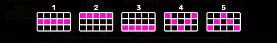 3 sparking crowns paylines 1